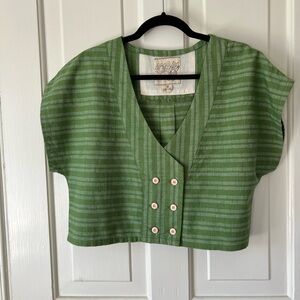 Ace & Jig Palm Cardi - Size Medium | Lightweight Top